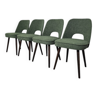 Chaises de salle à manger par Oswald Haerdtl pour Ton, années 1950, ensemble de 4