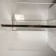 Magazine rack perspex and brass 1970s