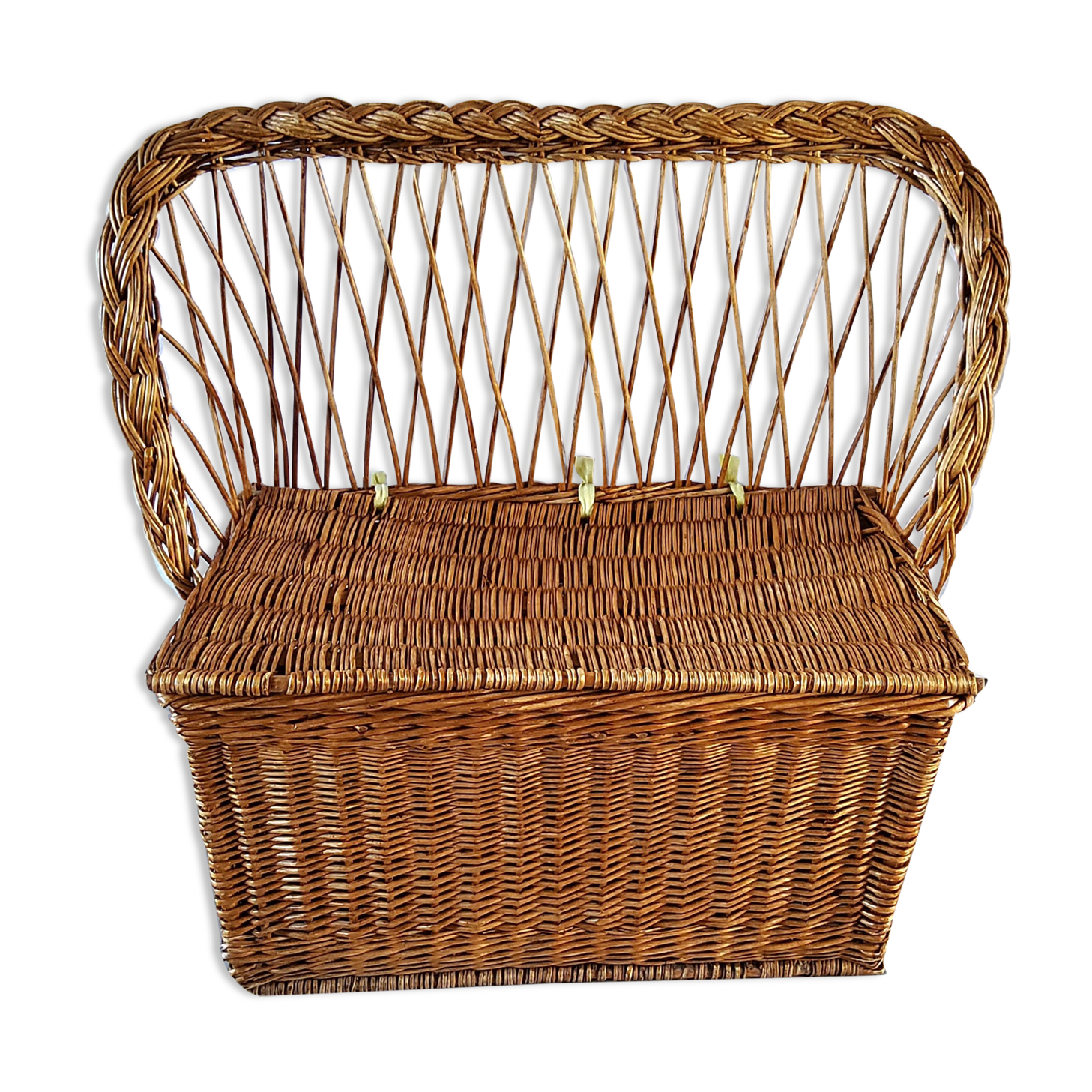 Rattan chest bench