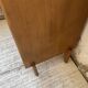 Meuble de rangement secrétaire chêne années 60