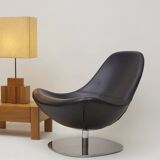 Egg / Tirup leather chair by Carl Öjerstam for Ikea vintage 2007