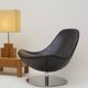 Egg / Tirup leather chair by Carl Öjerstam for Ikea vintage 2007