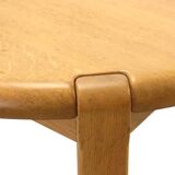 Niels Bach oval dining table 'Korshavn' - japandi / vintage / Danish design