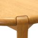 Niels Bach oval dining table 'Korshavn' - japandi / vintage / Danish design