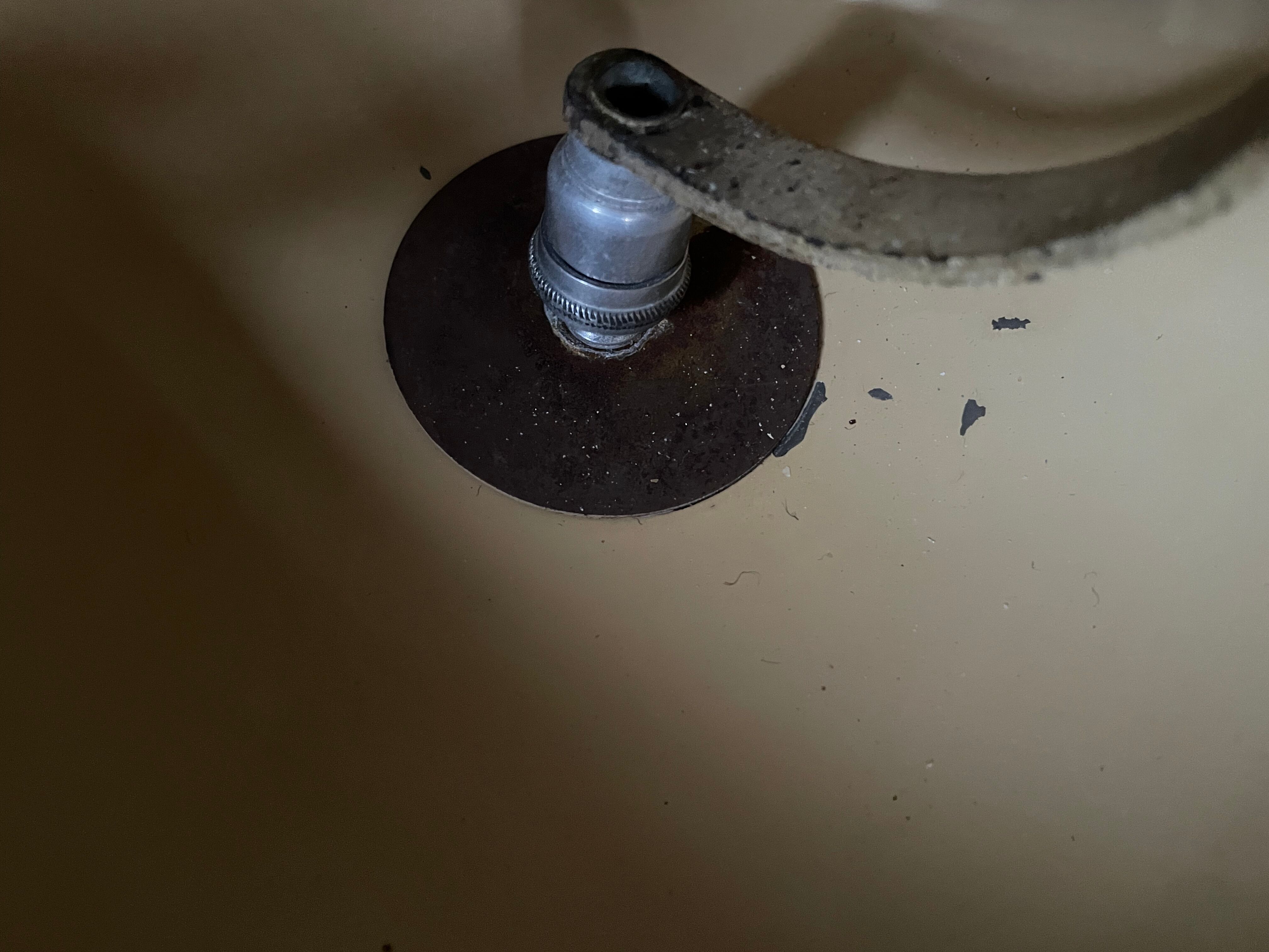 Art deco chrome mushroom lamp