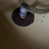 Art deco chrome mushroom lamp