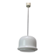 Large vintage opaline glass pendant lamp, Prague, Czechoslovakia, late 1970s.