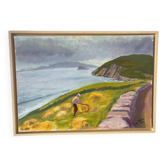 Landscape signed Lou Dolin