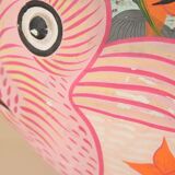 Decorative object pink fish tropical decor