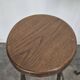 Pair of wrought iron stools