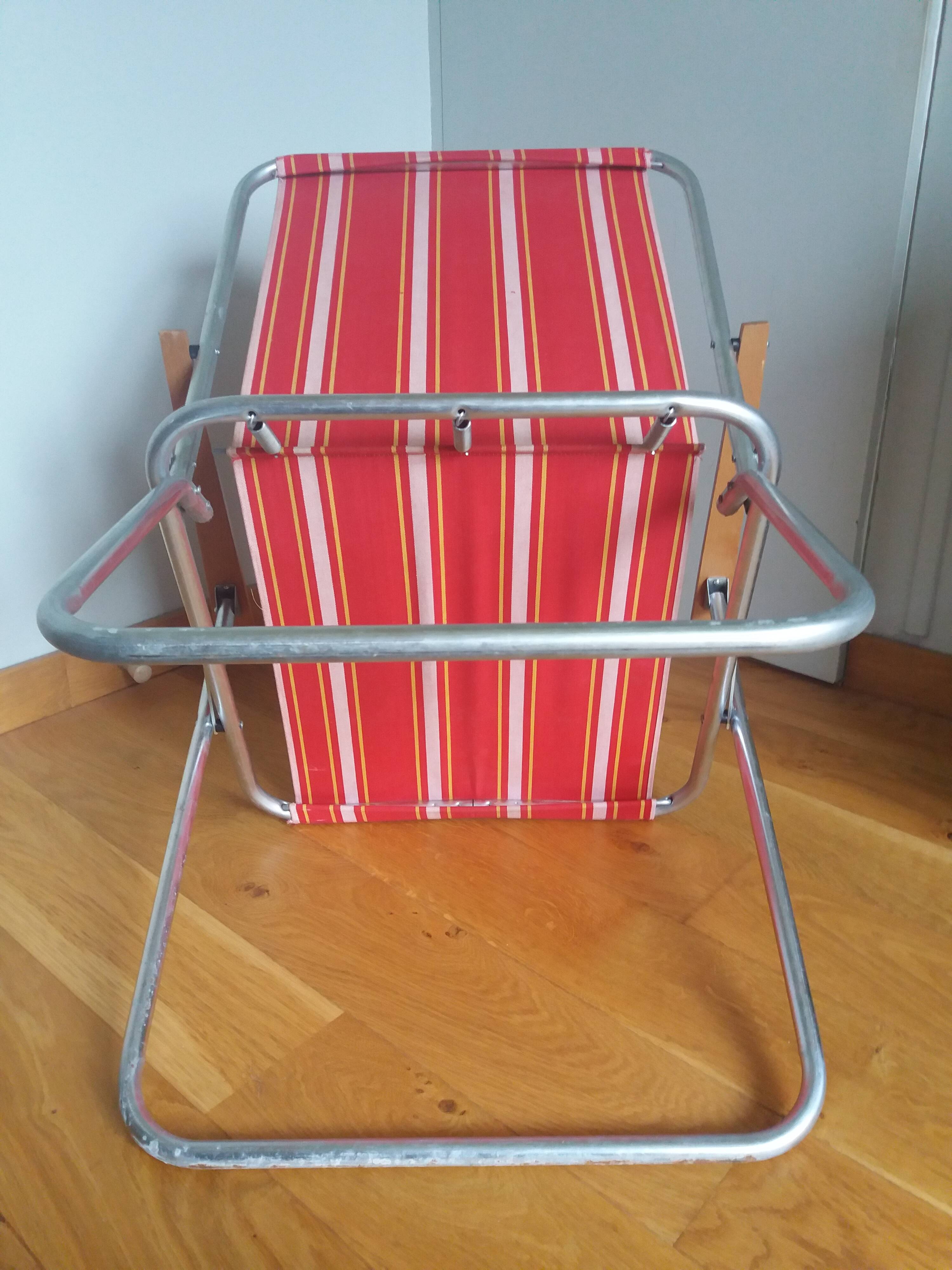 Folding garden or camping armchair