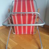 Folding garden or camping armchair