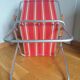 Folding garden or camping armchair