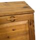 Vintage pine secretaire workstation desk, 1980s design