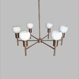 Mid century modern chandelier 6 cups