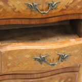 Chest of drawers, wood and marble