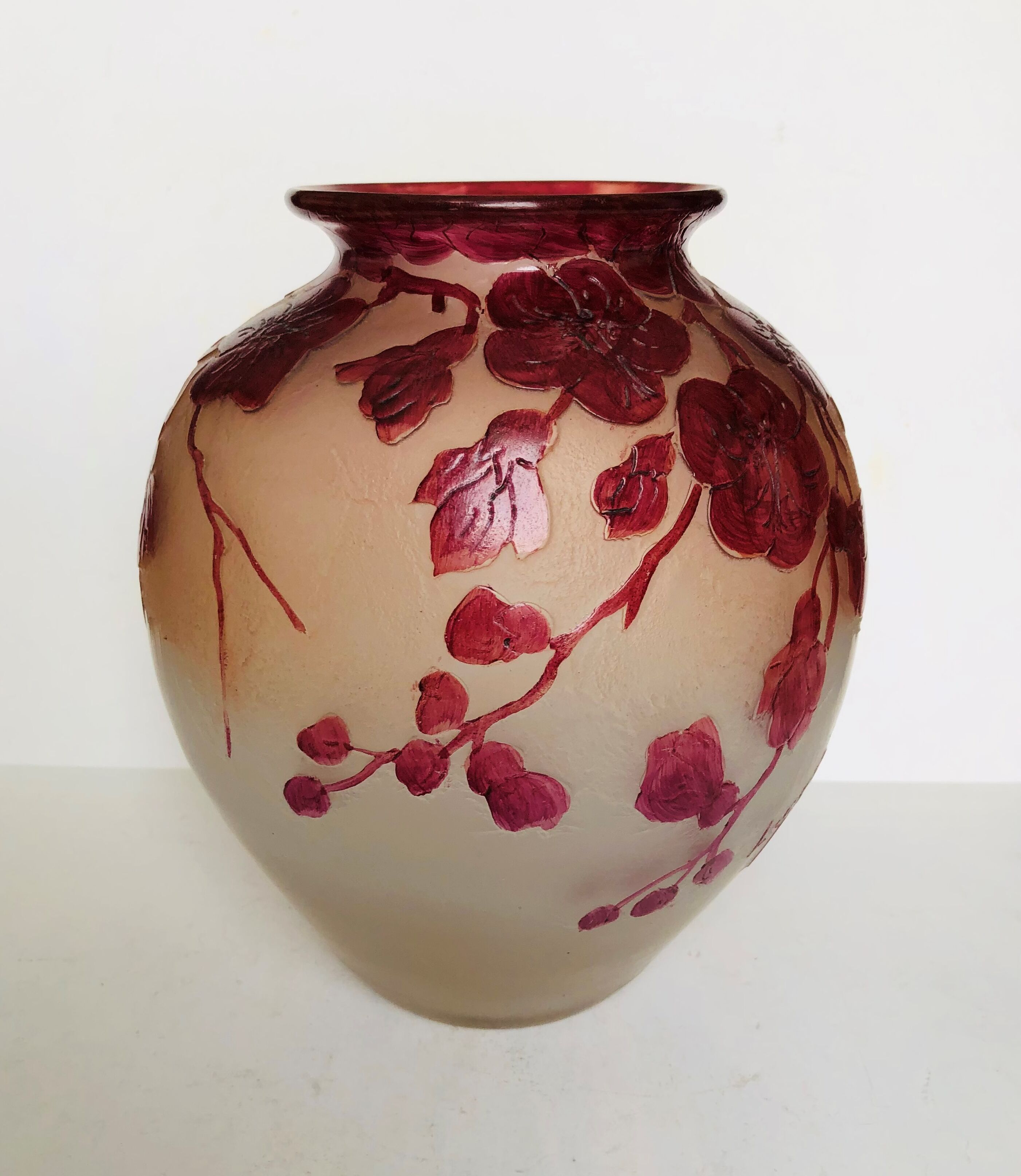 Legras multilayer glass ball vase