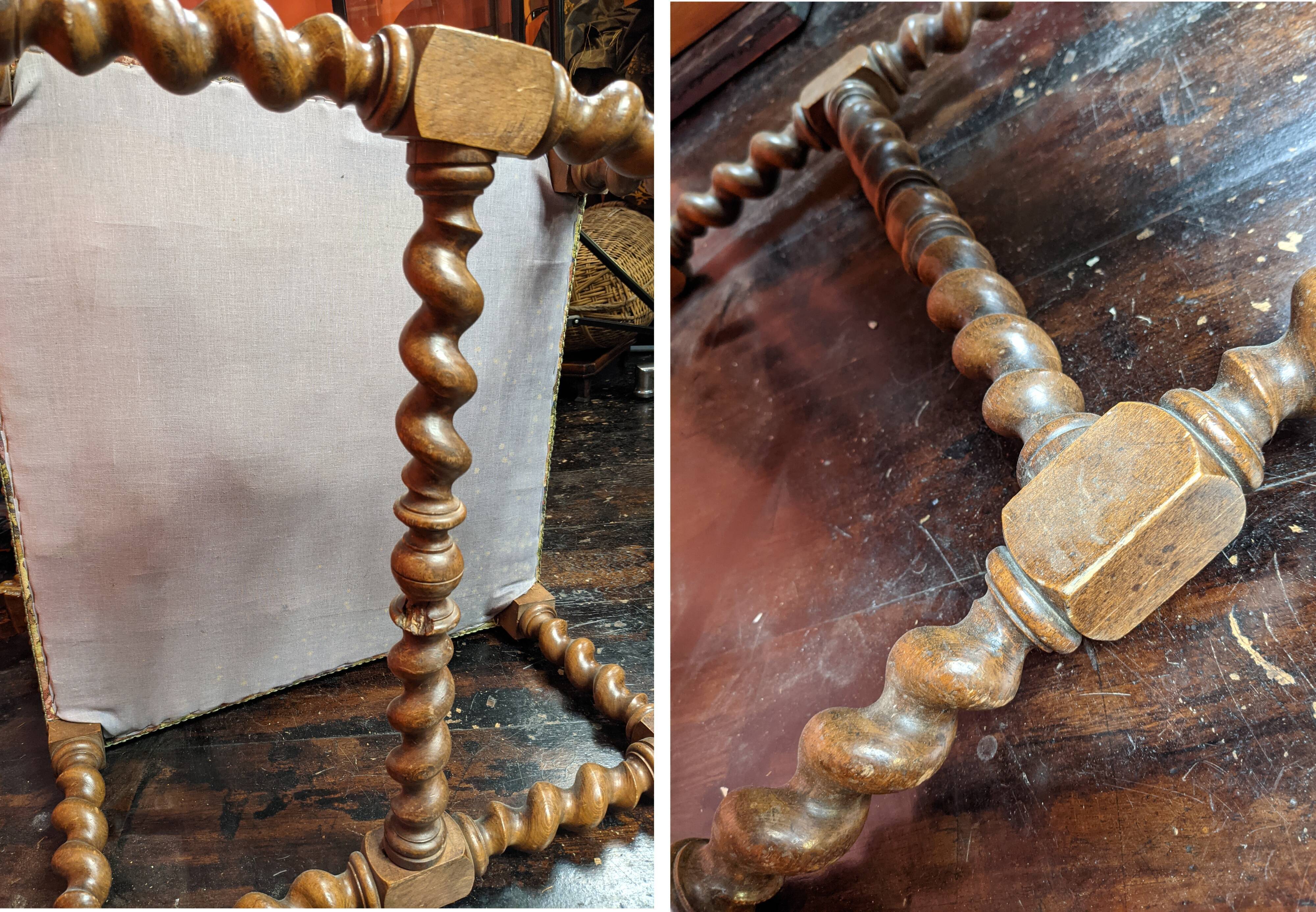 Neo-baroque armchair, circa 1880