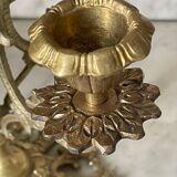 Victorian brass candlestick