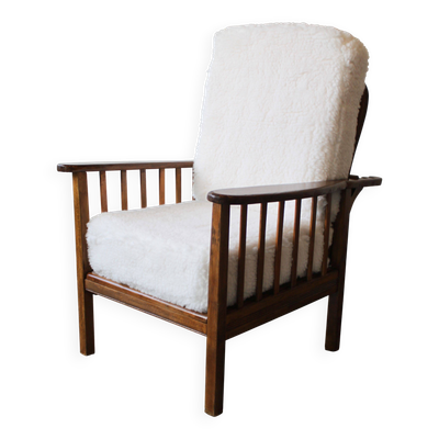 Fauteuil inclinable “Morris”, style Art&Craft, Royaume-Uni, 40’s.