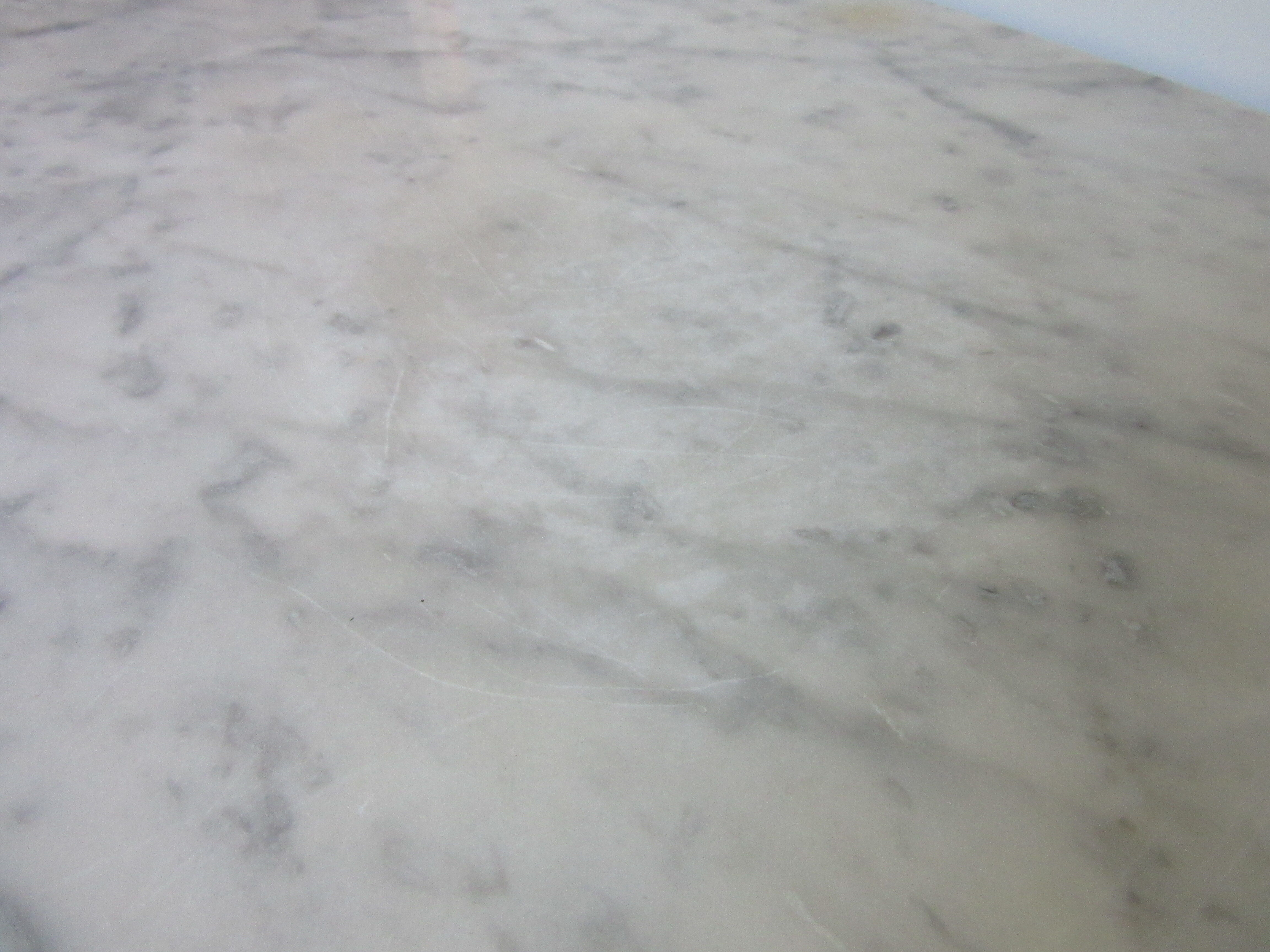 Marble and brass coffee table