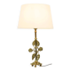 Elegant Floral Table Lamp Brass Art Nouveau Style 43cm
