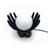 Black vintage hand lamp
