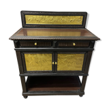 Buffet 2 portes avec plaques bronze chauve souris