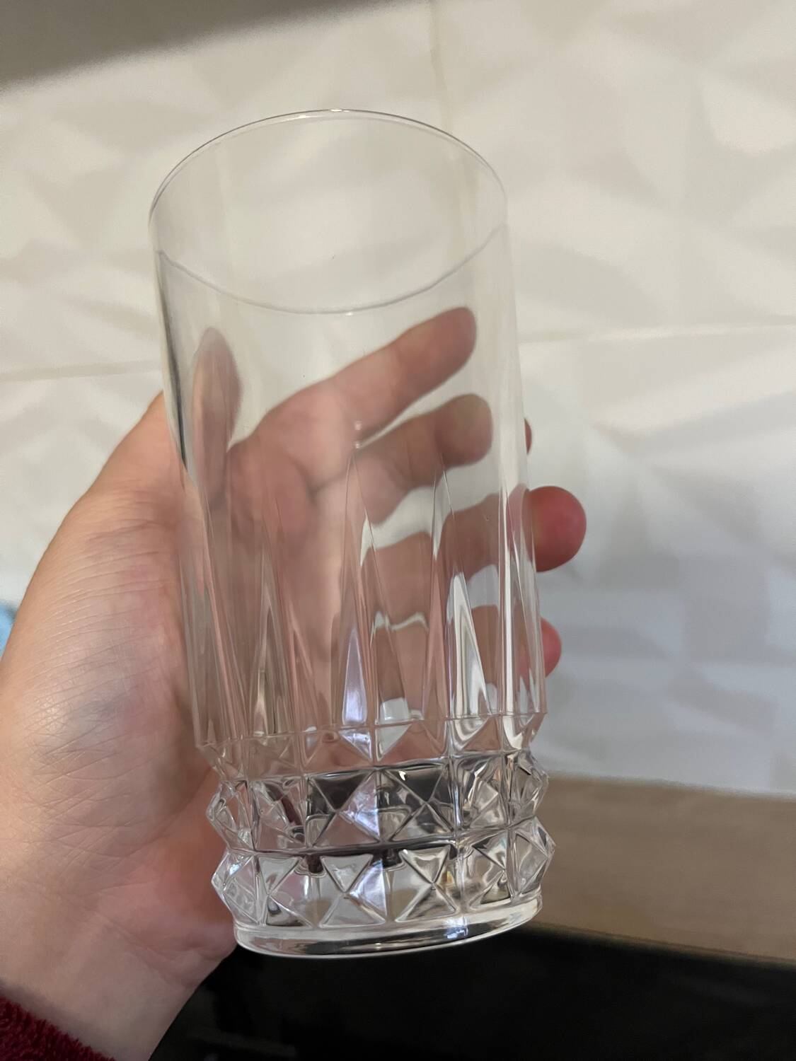6 verres haut en cristal d’Arques