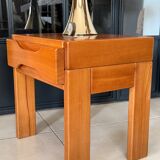 Solid elm bedside table – Maison Regain