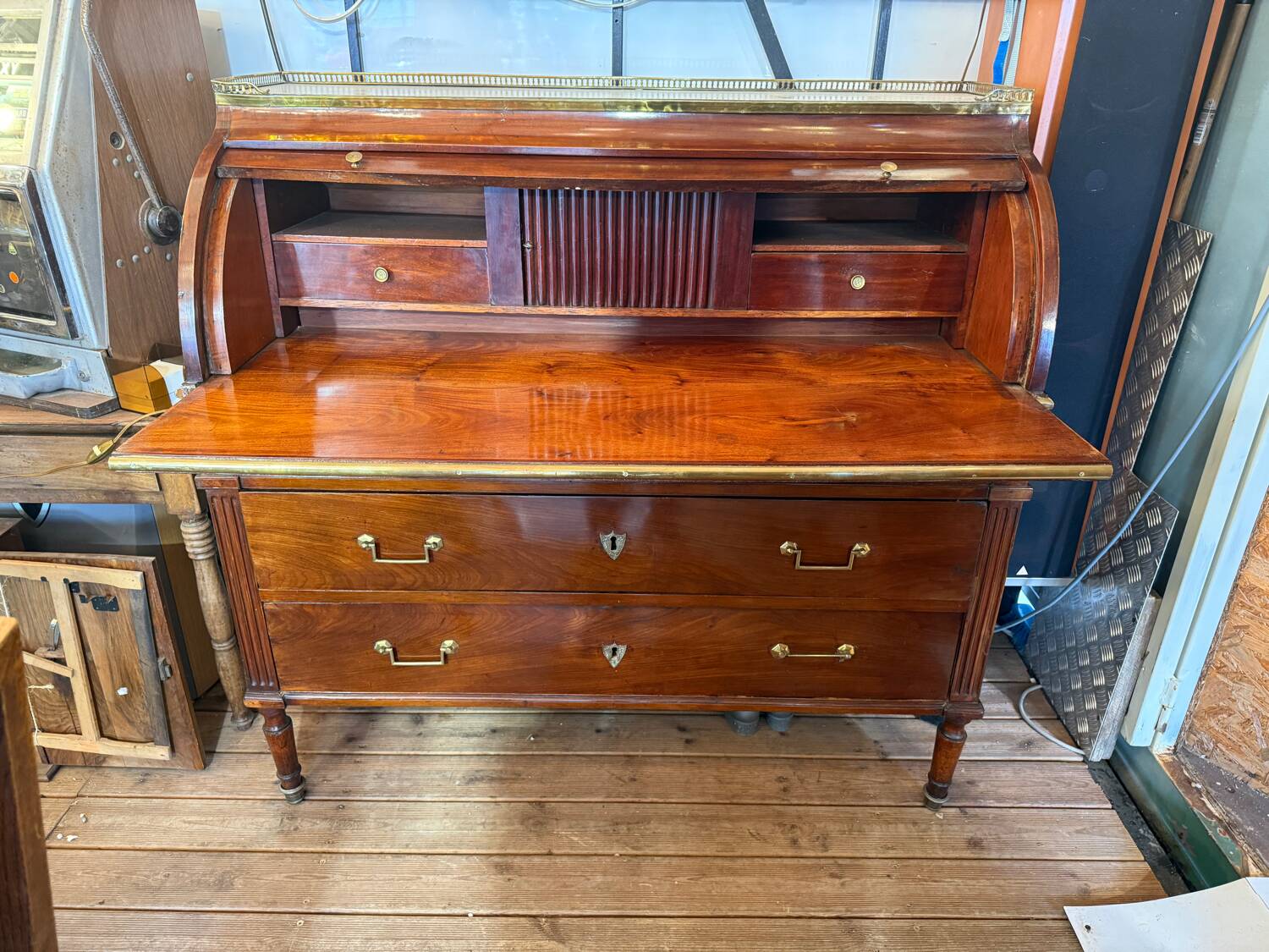 Louis XVI roll-top desk