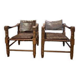 Set Safari chairs