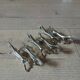 6 silver-plated knife rests