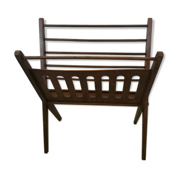 Porte revues scandinave en bois pliant Cees Braakman