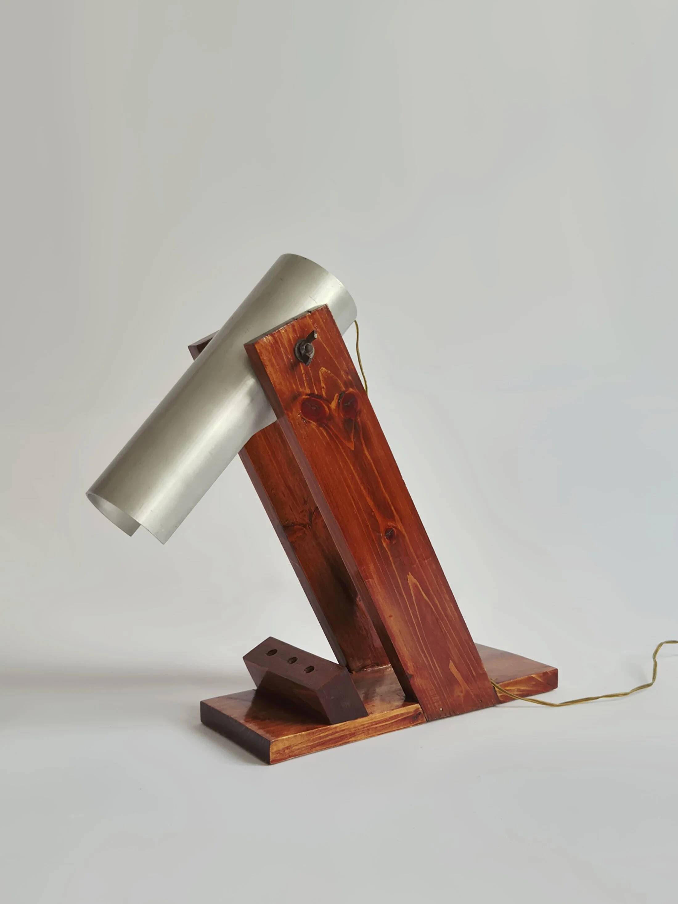 Modernist lamp, Italian work, around 1940.