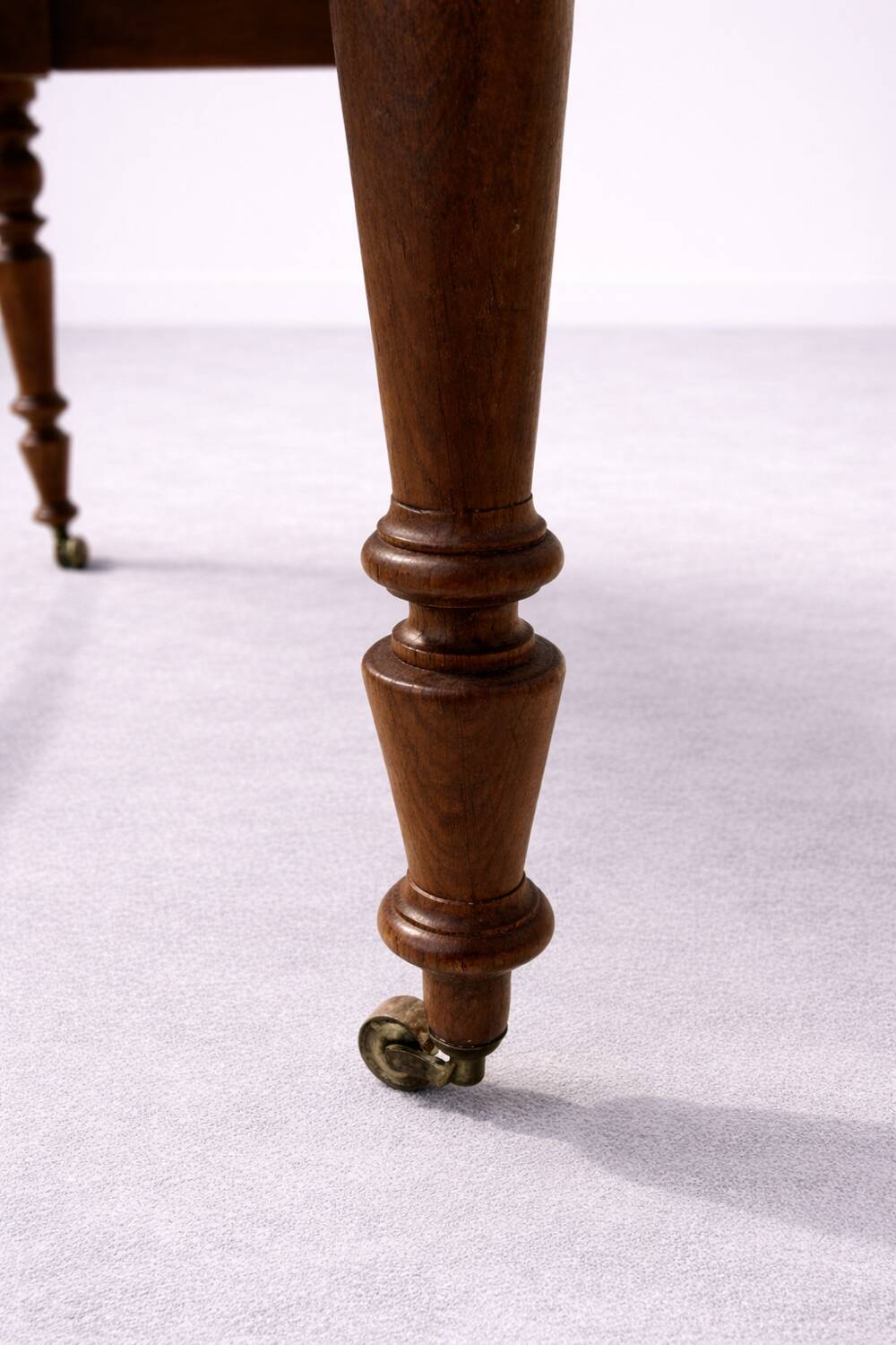 Table ancienne en bois rabatable – Style campagne / vintage