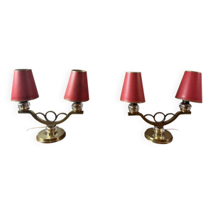 Paire de lampe 1950
