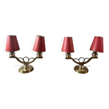 Pair of 1950 lamps