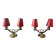 Pair of 1950 lamps