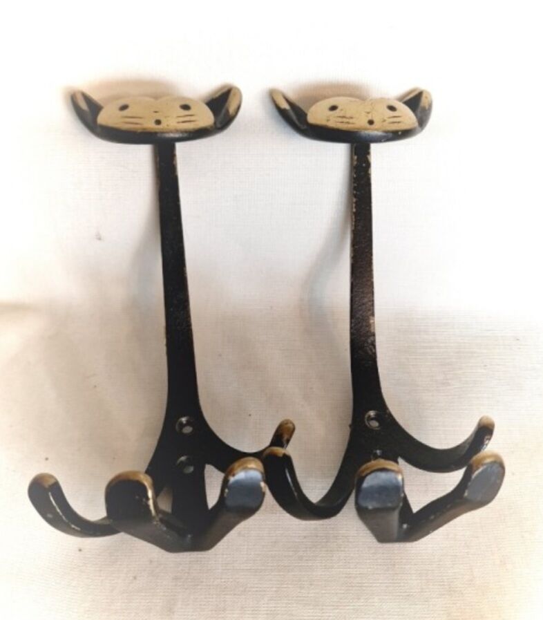 Vintage coat rack walter hump cat