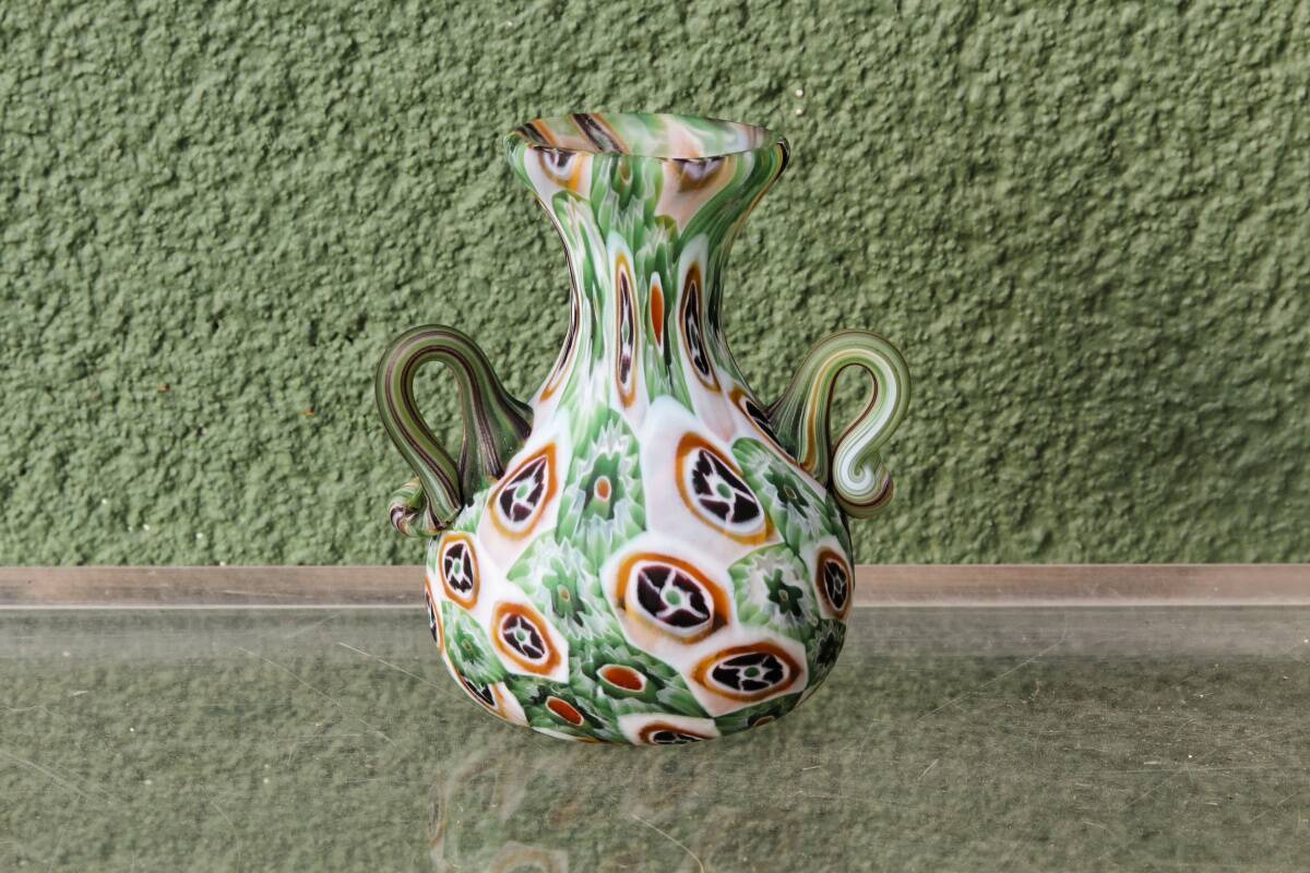 Small Murano Millefiori vase, Fratelli Toso