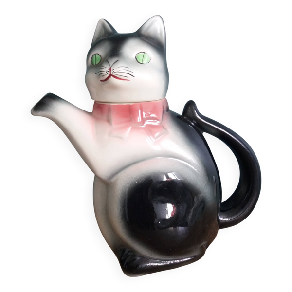 Chat pichet zoomorphe théière Cortendorf