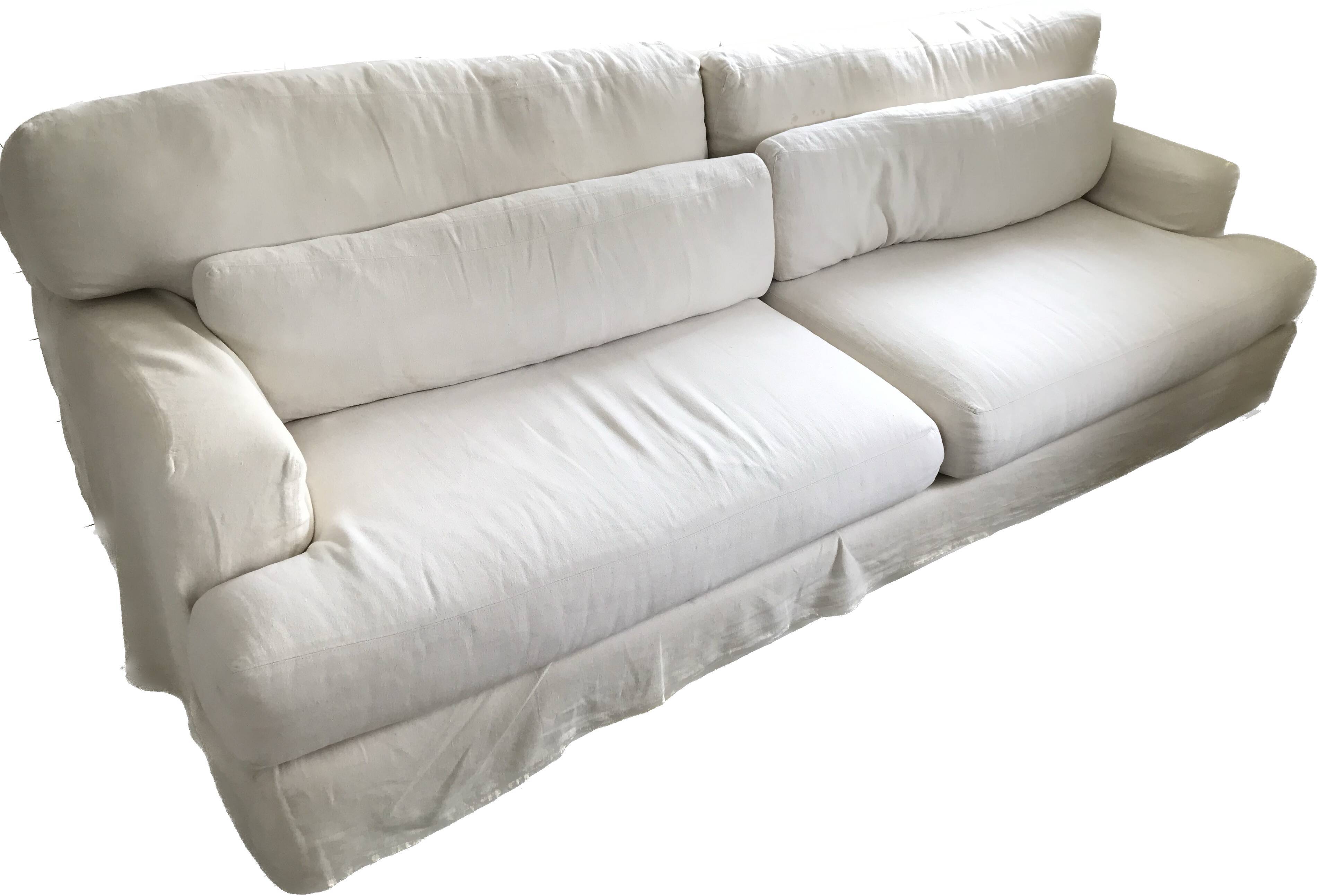 4-seater fabric sofa
