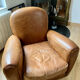 Fauteuil club en cuir