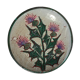 Dish Vallauris decoration thistles diameter 29.5cm