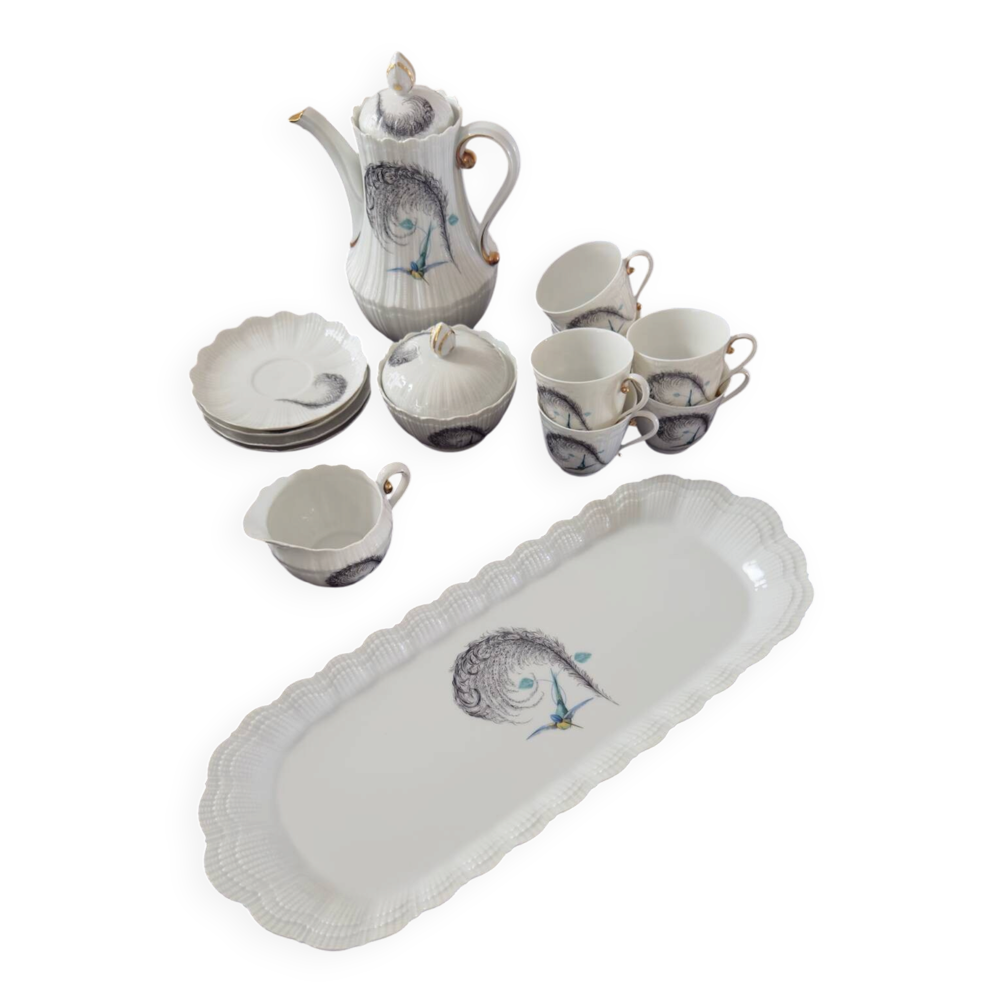 Service à café Limoges vintage – A. Giraud & Brousseau