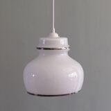 Suspension en opaline blanche Italie 1970