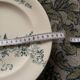 Lot 6 Plate Plates Faience Longwy Model Mignon