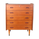 Commode Norvégienne 5 tiroirs en Teck, 1960s