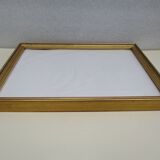 Vintage gilded wooden frame for 183 x 243 mm subject